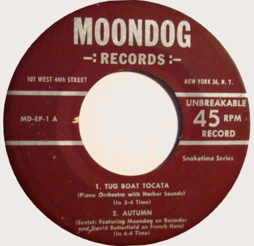 Single issu du disque More Moondog Single issu du disque More Moondog