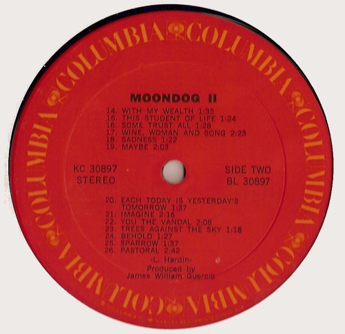 Moondog 2 - Face B Moondog 2 - Face B