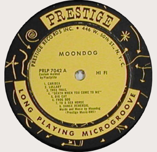 1956 - Moondog Caribea - Face A